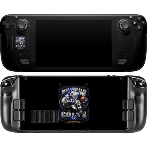 Liquid Blue NFL Indianapolis Colts Running Back Steam Deck Handheld Gaming Computer Skin